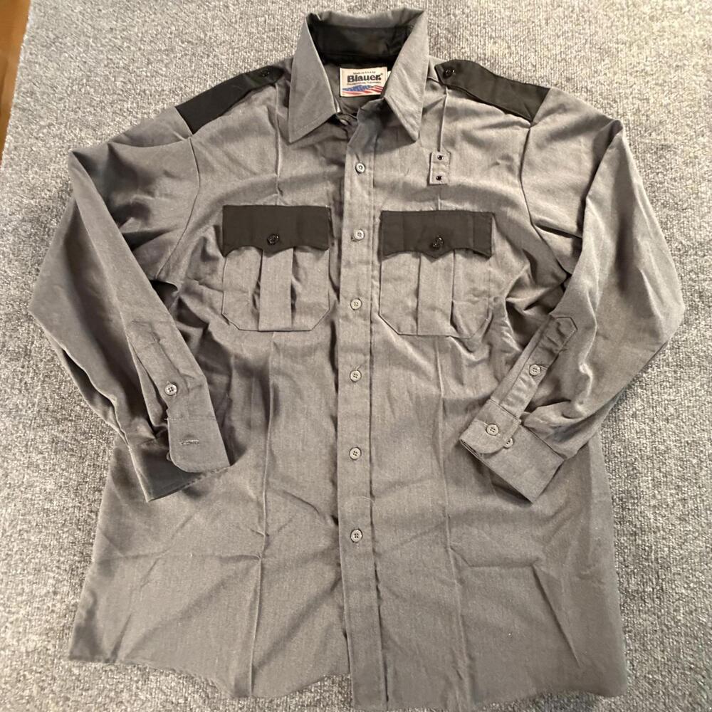 Blauer Men's Long Sleeve Button-Up Shirt‎ Size 17 33 #846